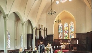 【挙式プラン_聖タリアセン教会】市内レストランWとコラボ可能!〈大聖堂で本格挙式+衣装+ヘアメイク〉