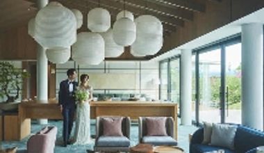 【じっくり準備を進めたいおふたりへ】26年6~8月\50名53万円分特典/青く澄んだ空と緑を堪能!