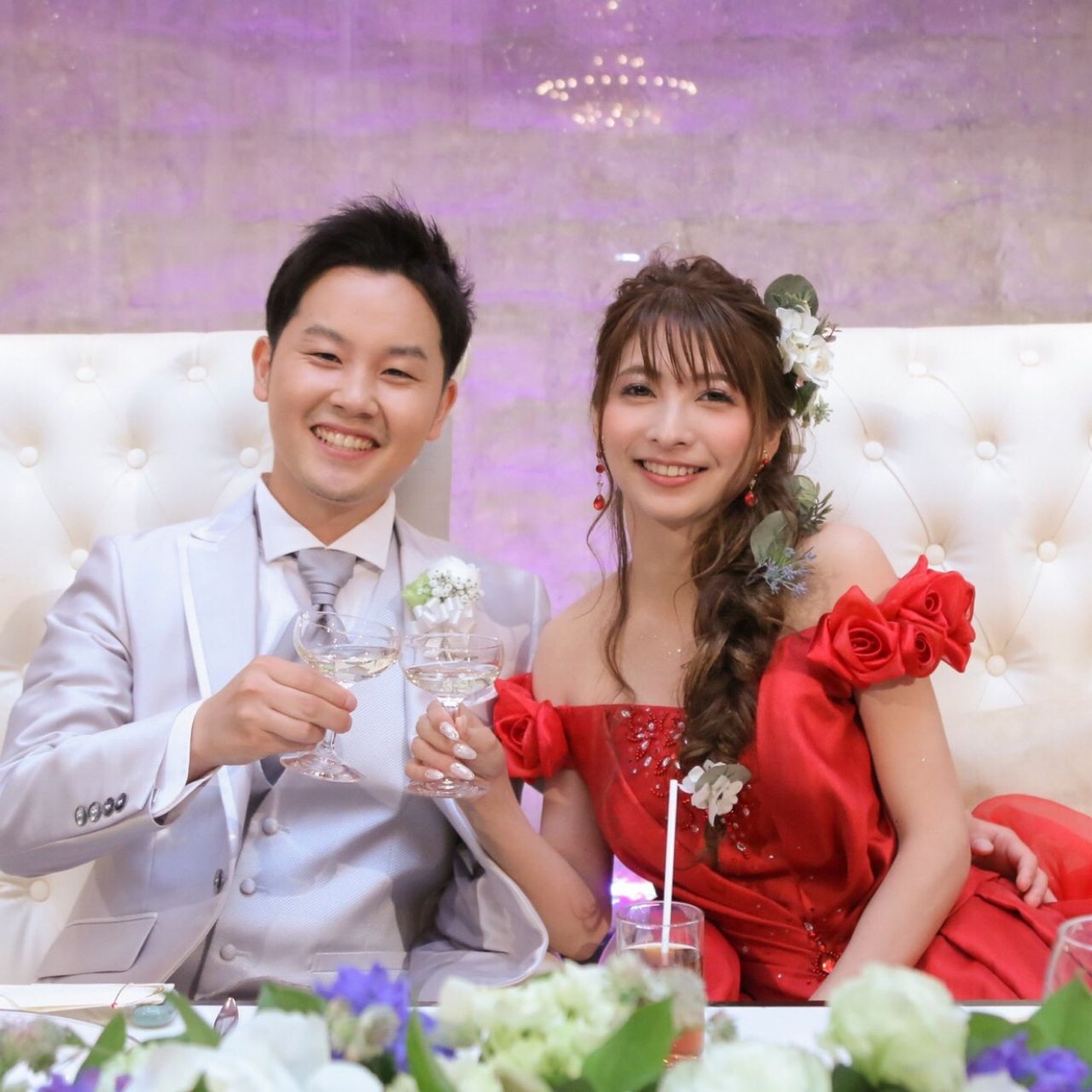 披露宴パーティのカバー写真