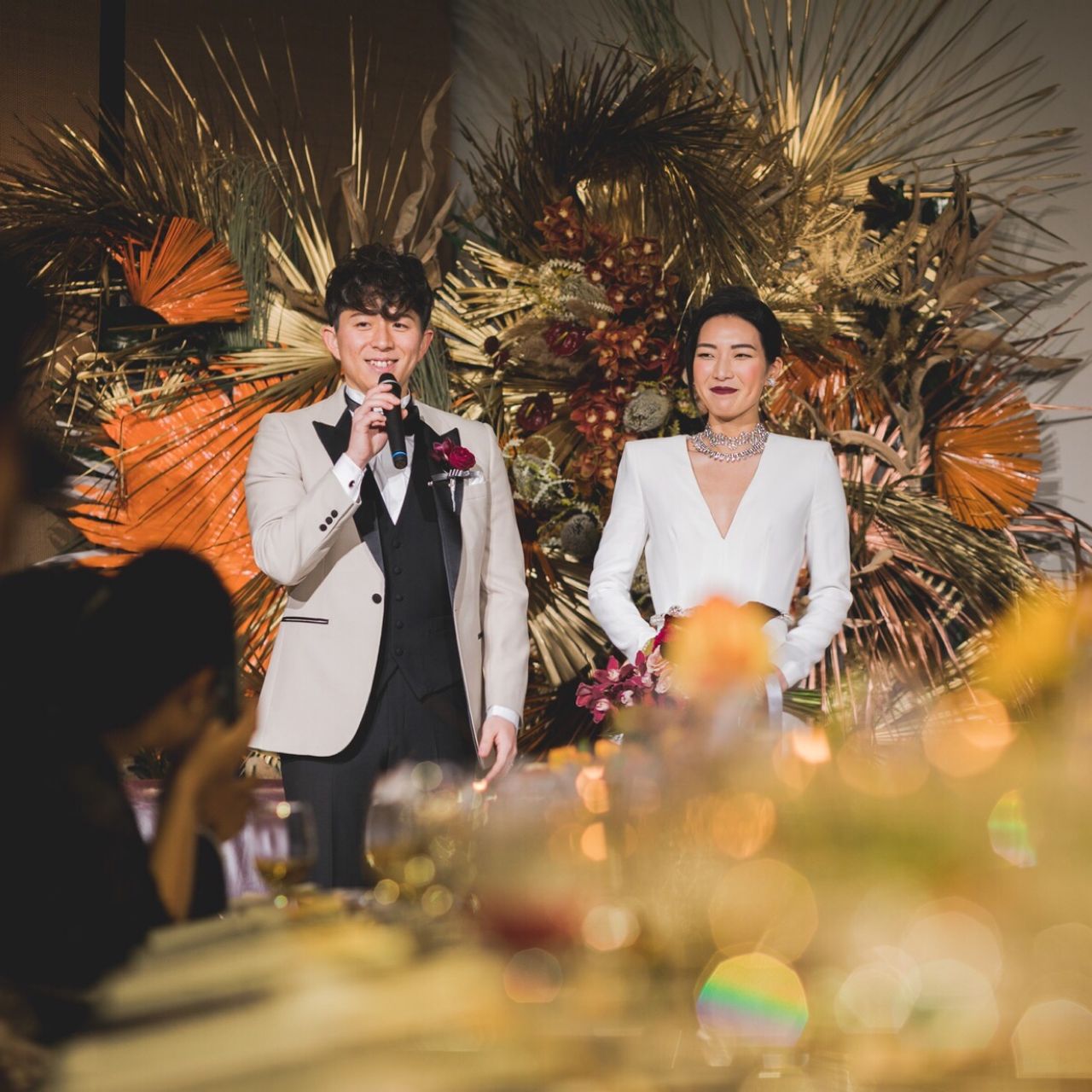 披露宴パーティのカバー写真