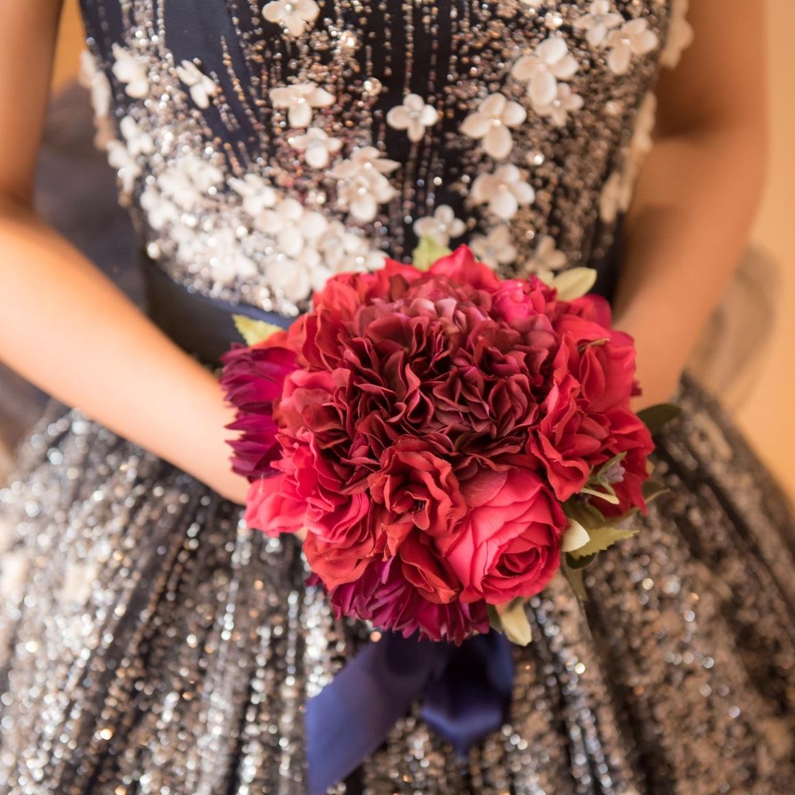 ブーケは造花で作りました💐