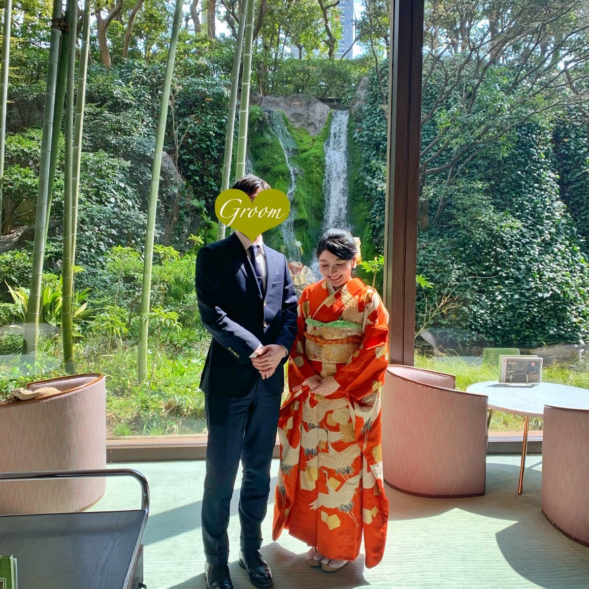 ホテルのロビーラウンジにて❤︎