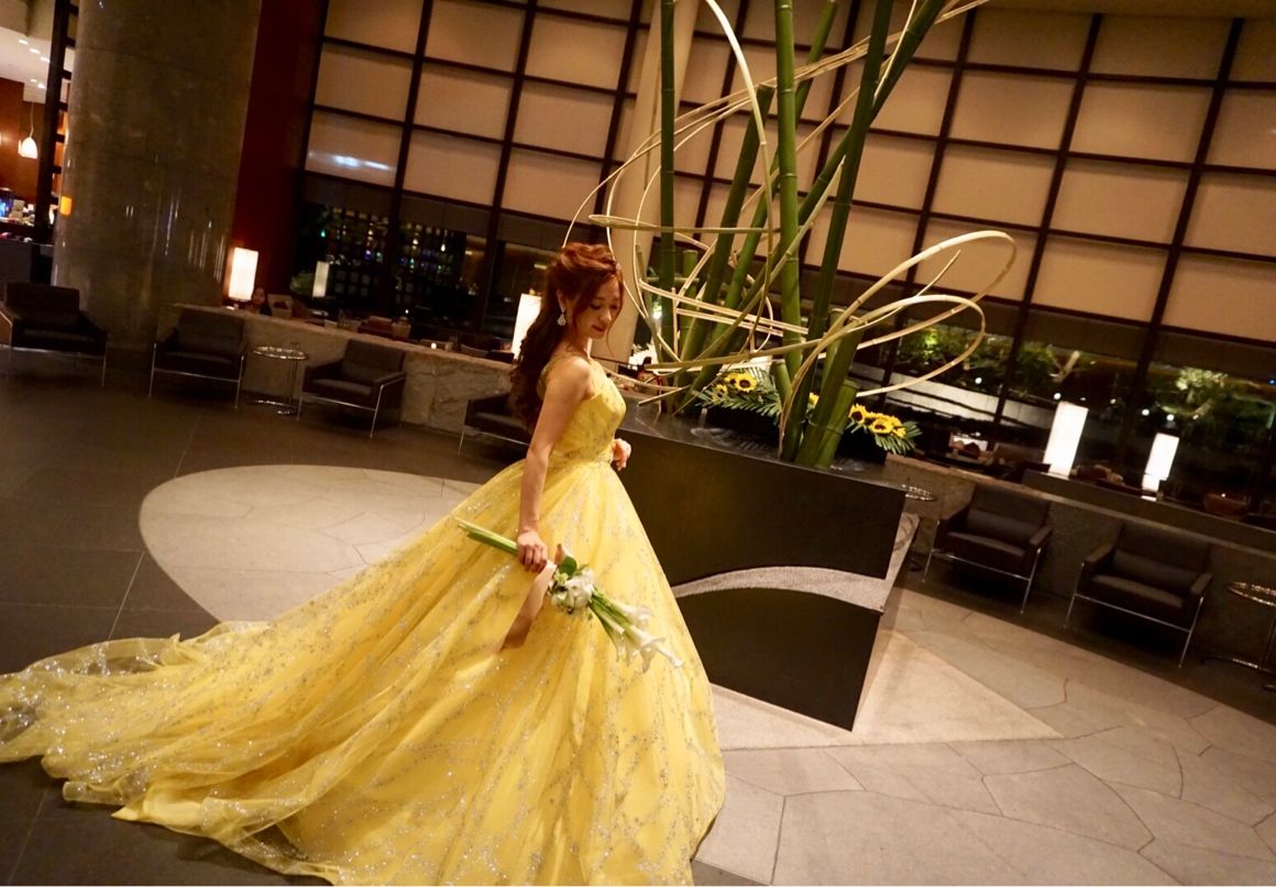 ロビーでも友達カメラで記念撮影