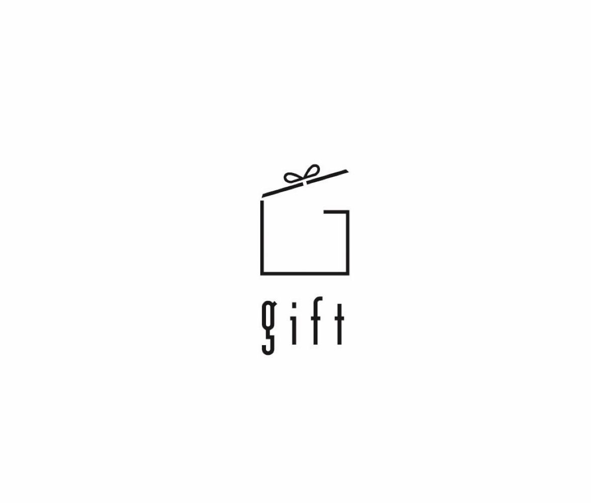 gift

贈り物には、誰かに渡す時のワクワク感。自分がもらった時の嬉しさ。 ２つの楽しみがある。

楽しい時間や感謝の気持ちをお互いへ贈り、そして大切な皆様へと贈る。

そんな気持ちをずっと忘れずにという願いを込めたコンセプト。 

giftのGをプレゼントボックスにみたてたオリジナルロゴ。
