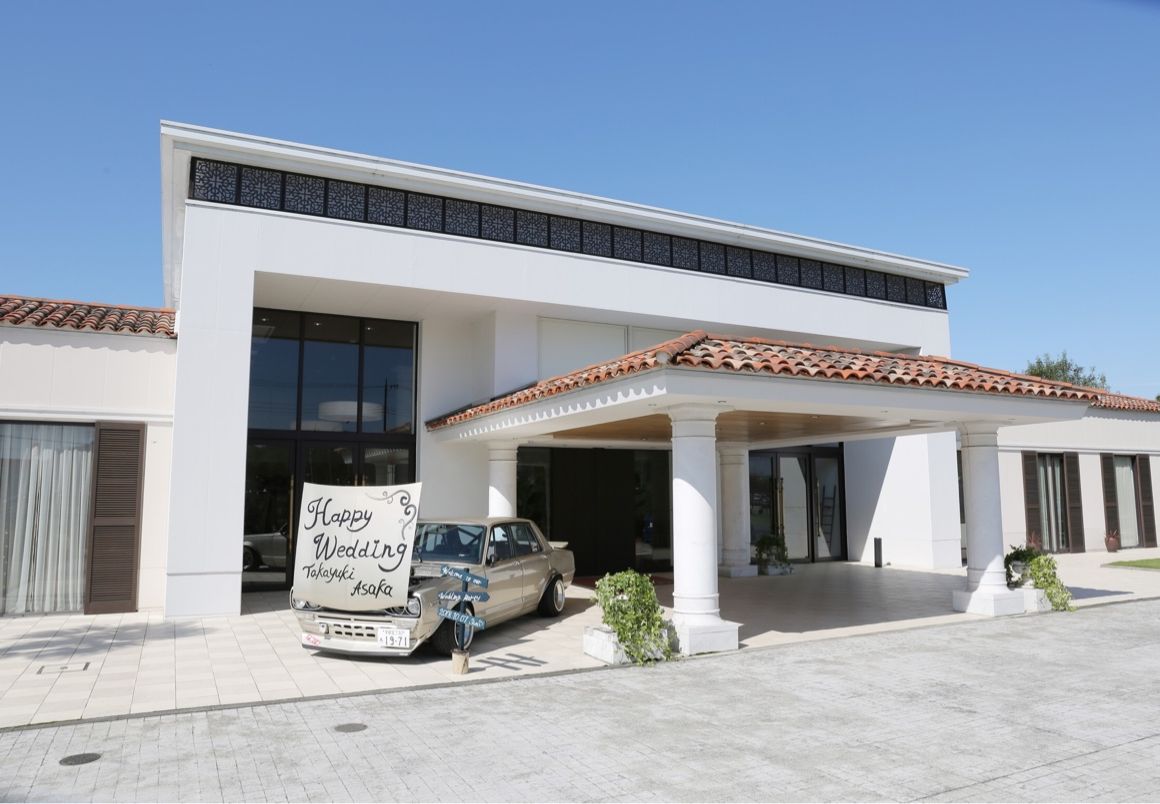 もちろんウェルカムカーも置けます！