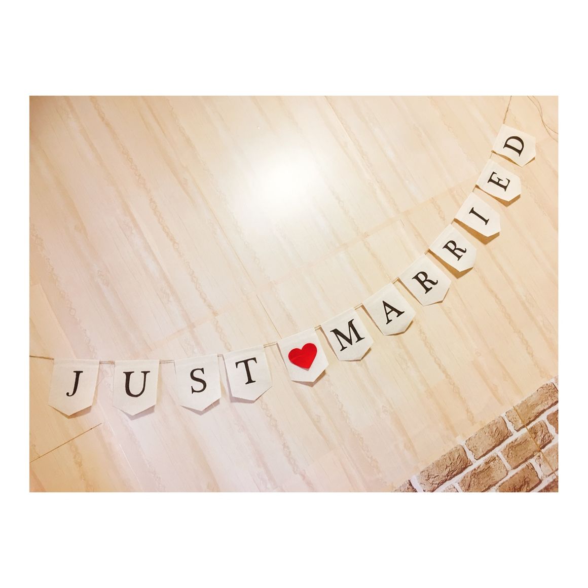 麻布ガーランド （JUST♡MARRIED）