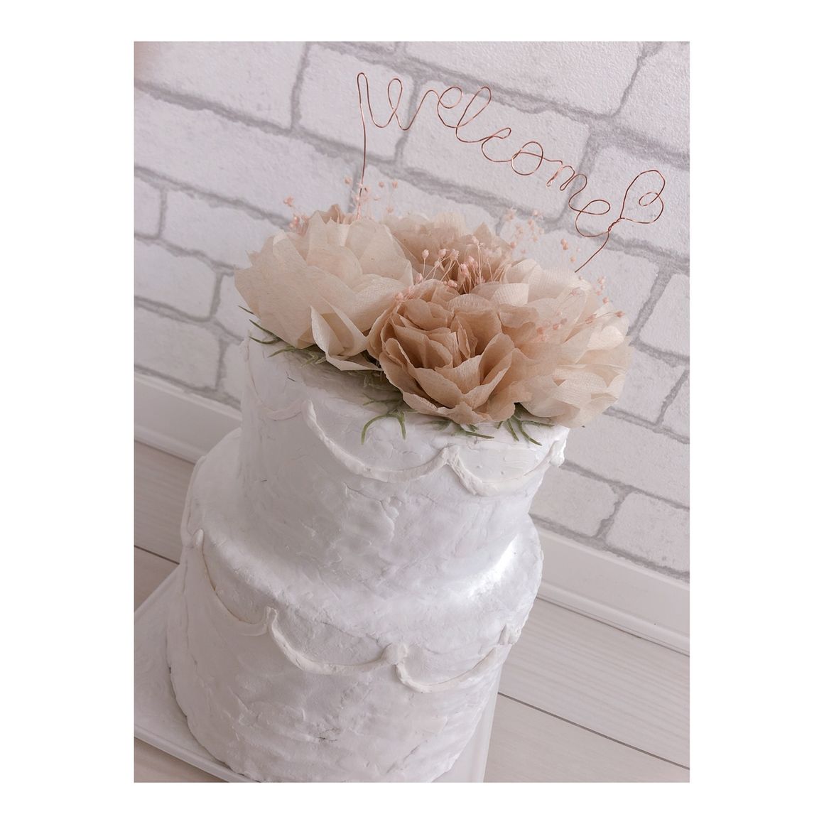 フェイクケーキ（ウェルカムケーキ）