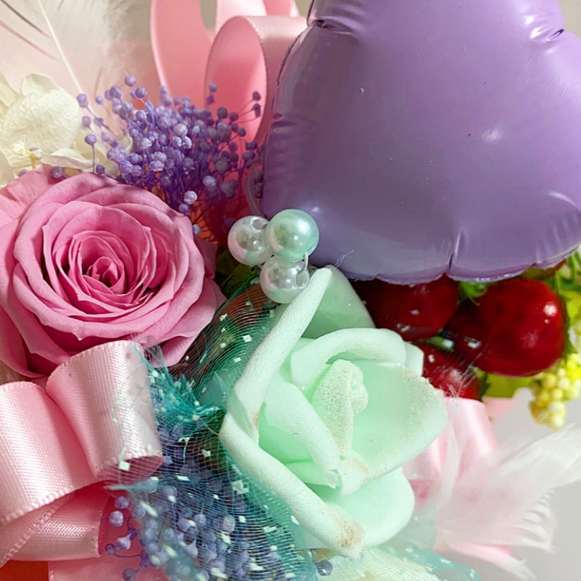 手作りパルタージュブーケ(ブーケトス)