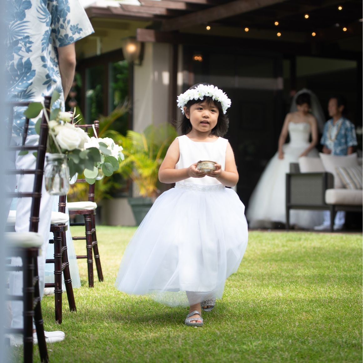 娘がリングガールを頑張ってくれました♡