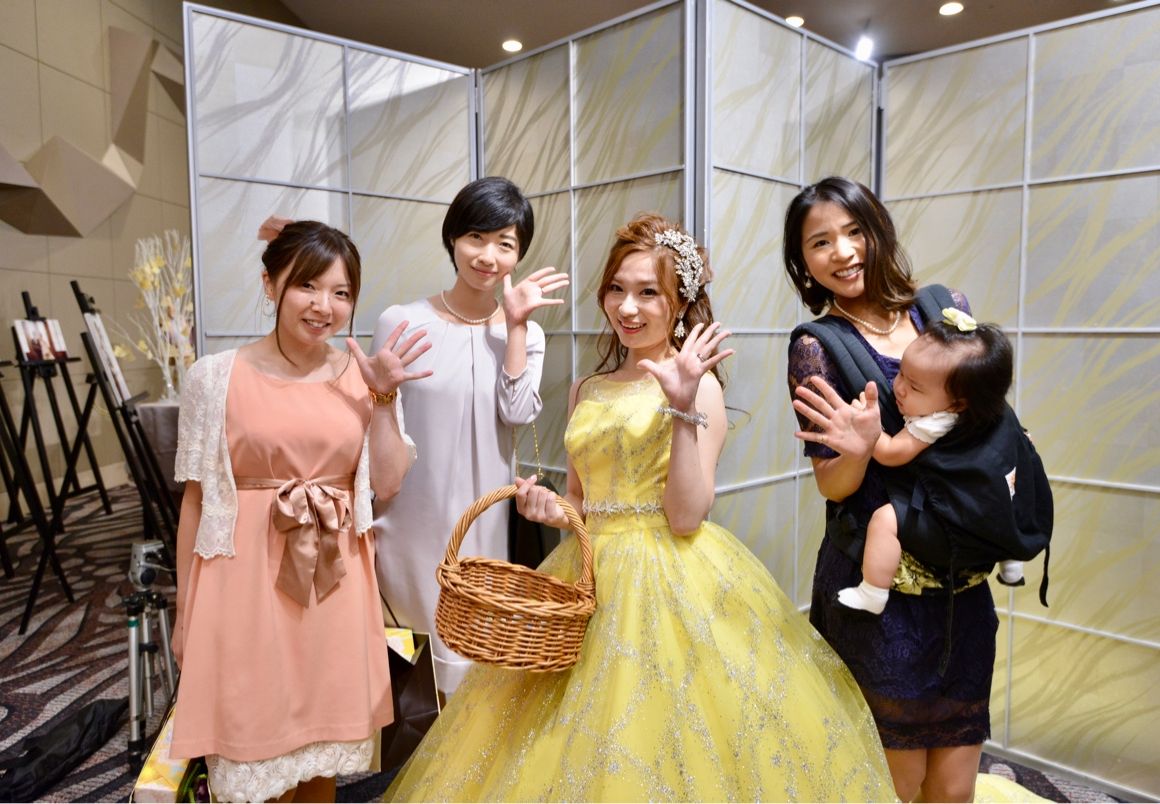 小さなベビーのゲストも
スタッフの方が柔軟に対応してくれました。
