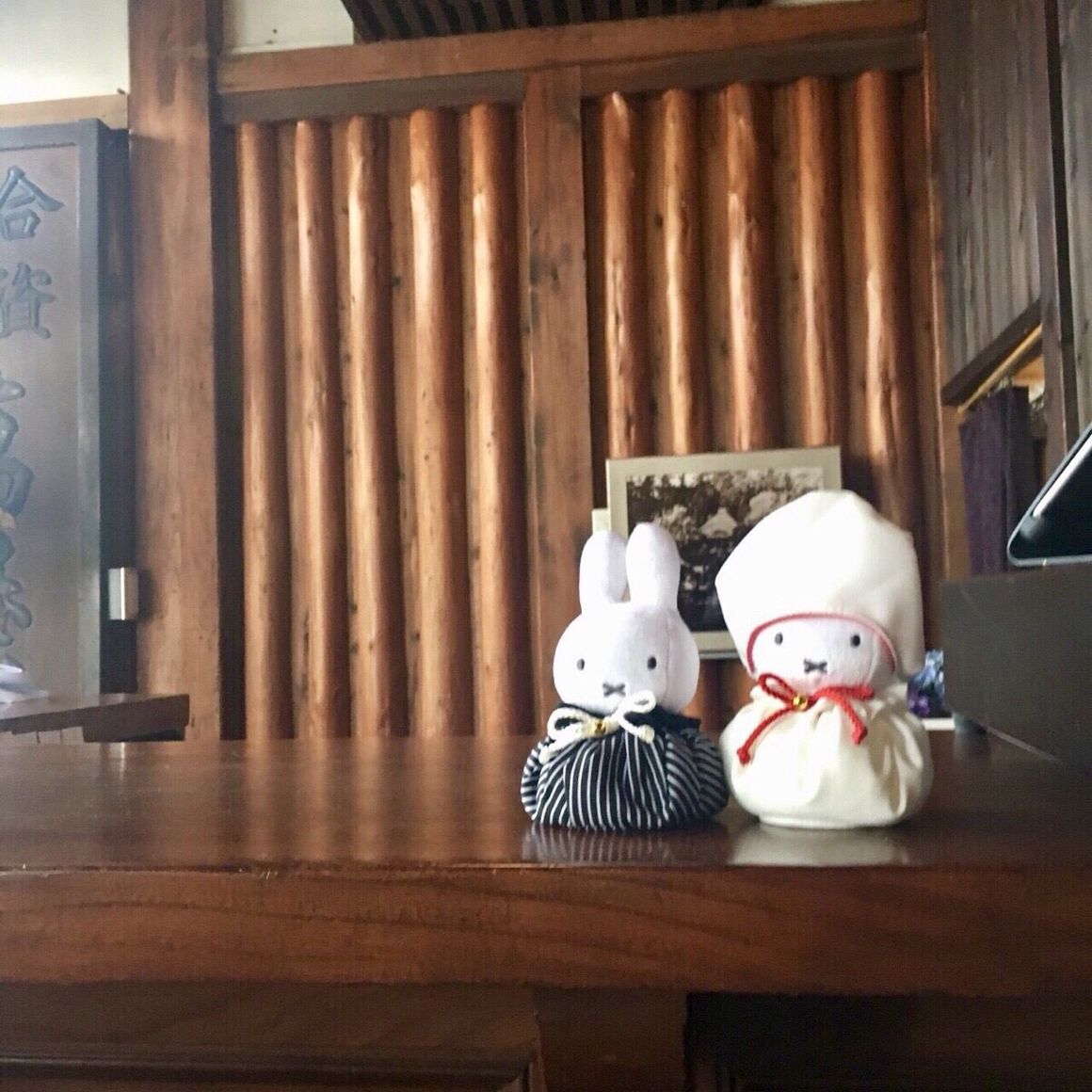 うさぎやミッフィーが好きで、飾らせて頂きました(^^)