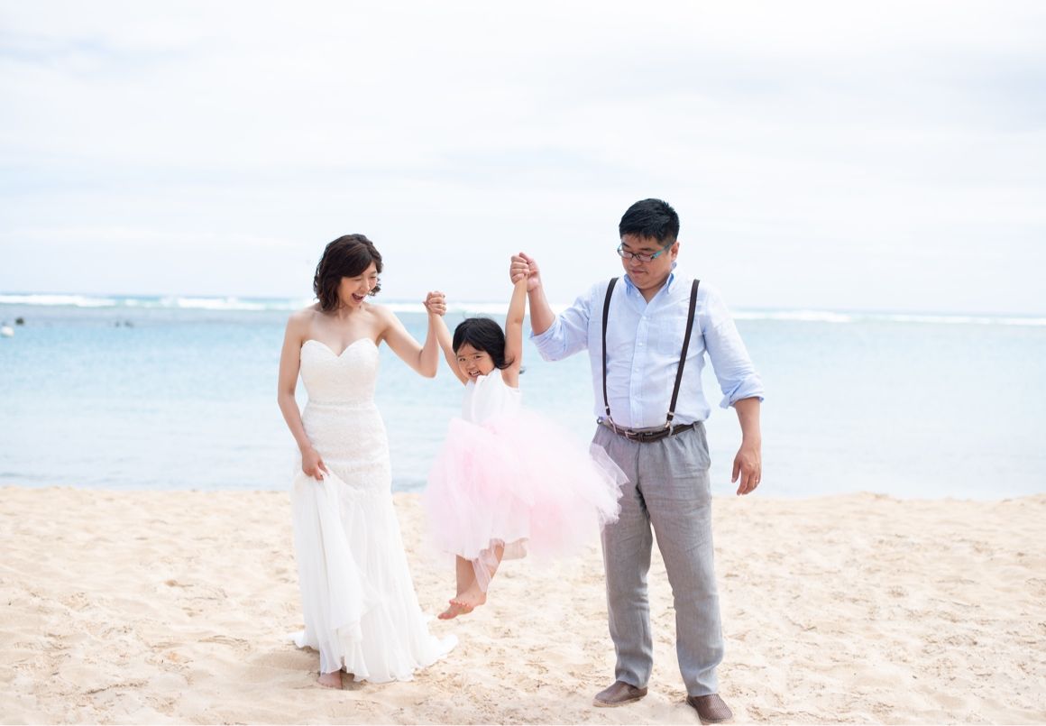 娘と3人ではしゃぎました☺️