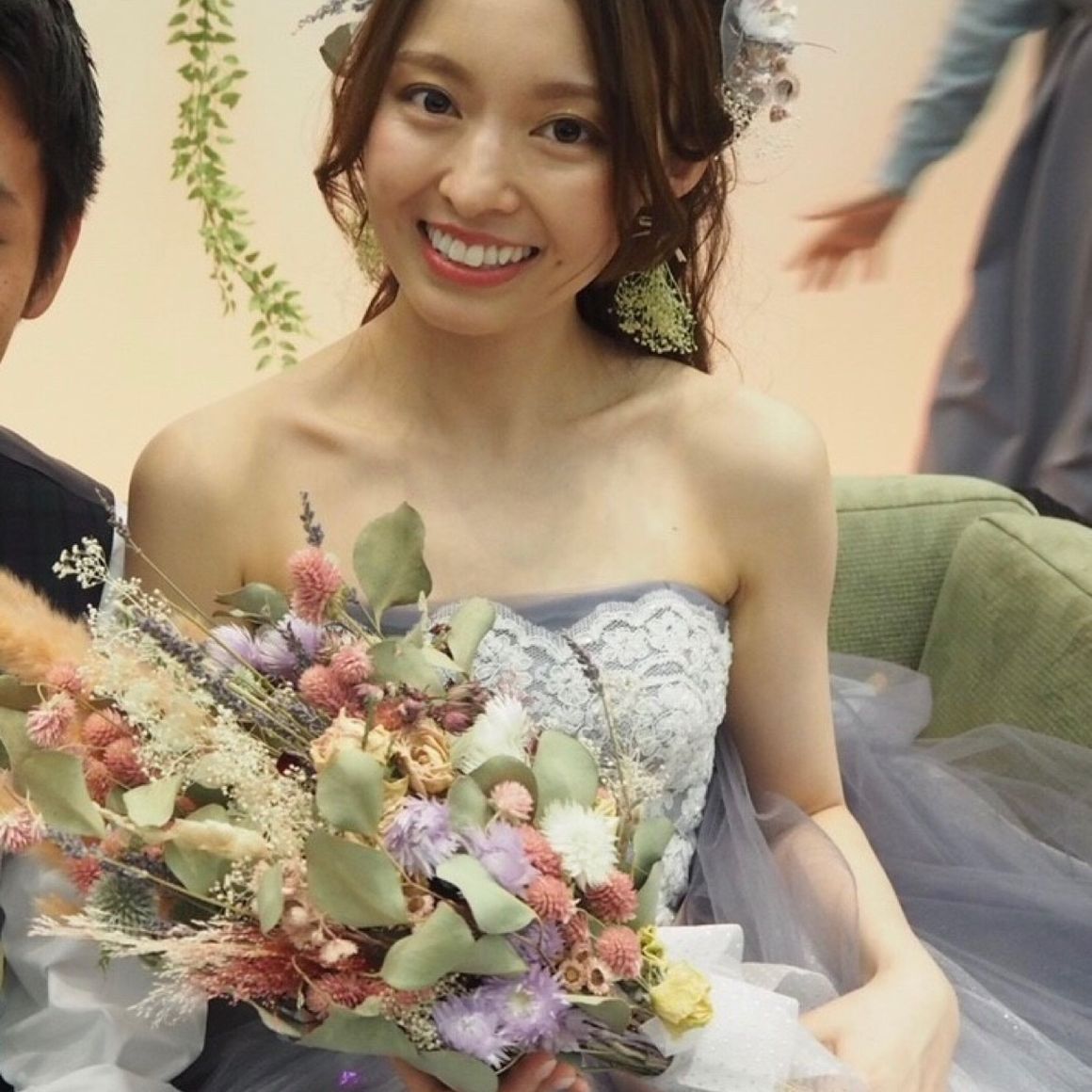 カクテルドレス ＊ ナチュラルメイク