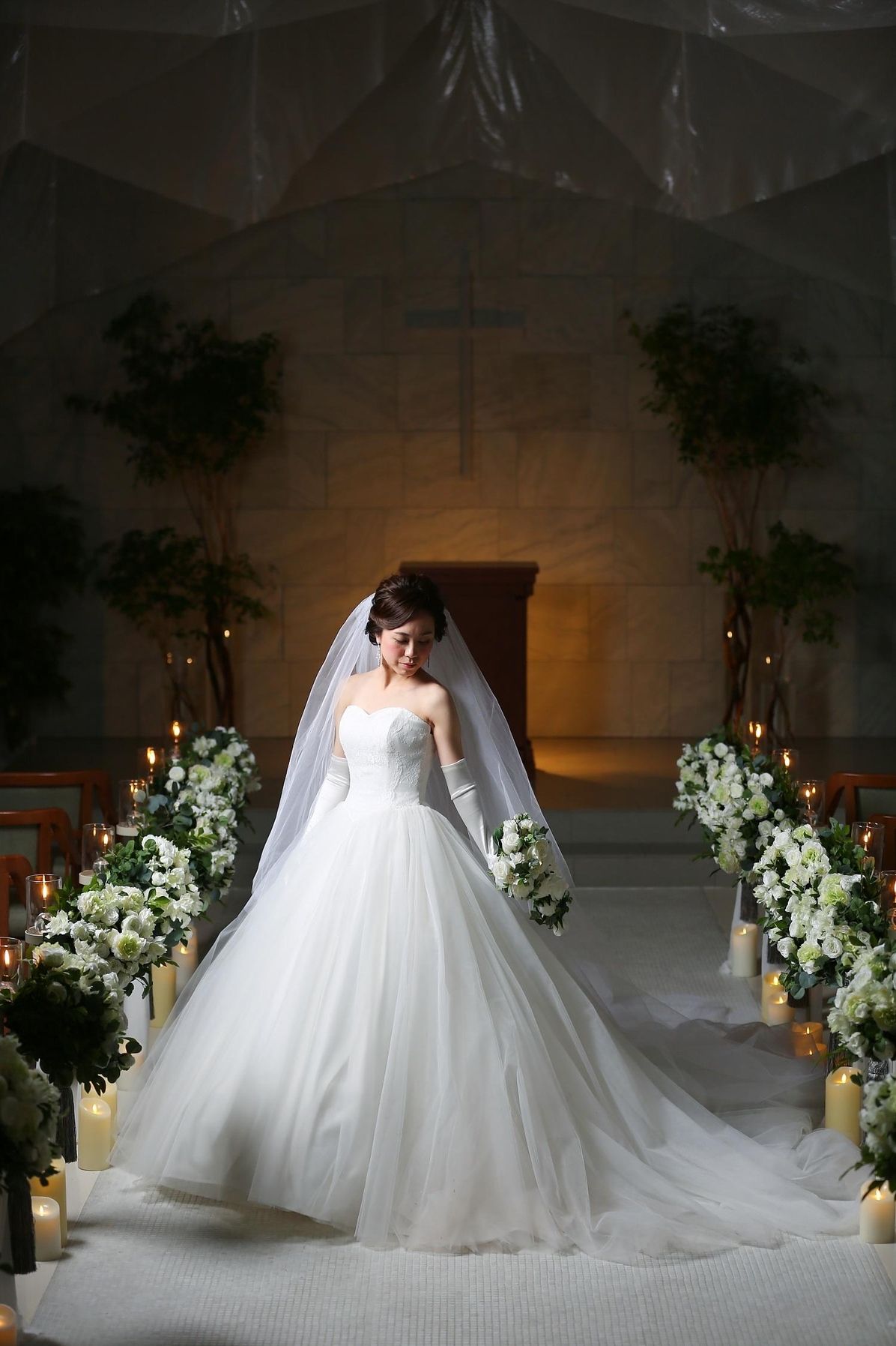 ボールガウンウェディングドレス