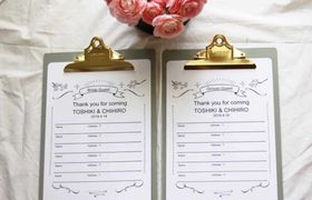 普通じゃつまらない!こだわりの可愛いゲストブックアイデア集♡のアイキャッチ画像