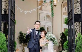 夏らしいグリーンを取り入れたヴィンテージが素敵！【mamico_weddingさん】山手迎賓館のアイキャッチ画像