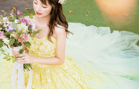 【レモンイエロー】がテーマ＊可愛いウェディング画像まとめ♩のアイキャッチ画像