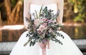 ≪ドライフラワー≫をテーマに♡大人ヴィンテージ風ウェディング♪のアイキャッチ画像