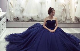 \今注目のウェディングドレス/可愛いすぎる♡プリムベールのカラードレス15選＊*のアイキャッチ画像