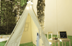 会場装飾や前撮りにも♡【ティピーテント】ってなに？のアイキャッチ画像