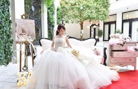 プリンセスラインのウェディングドレスに♡おすすめの髪型25選のアイキャッチ画像