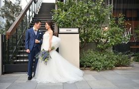 エンパイアラインのウェディングドレスに♡おすすめの髪型20選のアイキャッチ画像