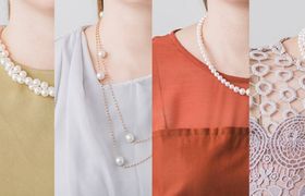 結婚式お呼ばれゲスト必見！パールネックレスのスタイリング講座のアイキャッチ画像