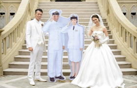 ゲストもびっくり♡ウェルカムスペースの等身大パネルアイデア10選のアイキャッチ画像