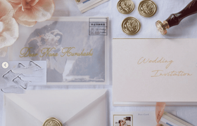 招待状のワンポイントに♡アレンジシーリングスタンプ15選のアイキャッチ画像