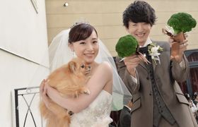 大好きな愛犬も一緒に♡ワンちゃんも参加できるおすすめ演出*のアイキャッチ画像