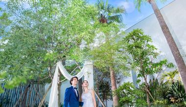 【26年4-6月】＜70名200万/80名214万＞新緑×青空貸切*ガラスの挙式＆写真&美容&ドレス２着などフルパッケージ