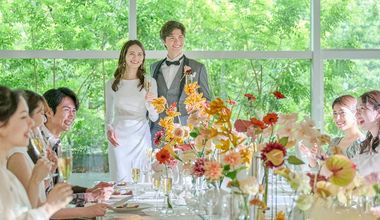 挙式+会食◆10名46万◆【～26年2月まで*】表参道のケヤキ並木を一望できるレストランウェディングが誕生！