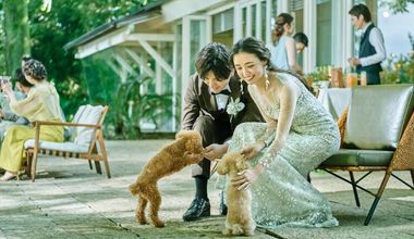 【ペット婚プラン】大切な家族と一緒に*「挙式&パーティ」どちらもOK♪ワンちゃんの食材制限にも対応★