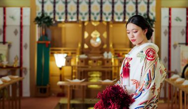 【日程でお得に少人数W】伝統のホテル神前式＋美食フルコース