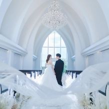 【今のふたりを記憶と記録に残す】フォトウエディングプラン！＼大人気のチャペルで撮影ができる！／