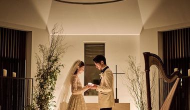 【26年12月～27年2月限定】幻想的なチャペル＆美食を味わう冬婚プラン＜料理グレードUP＆ドレス特典付＞