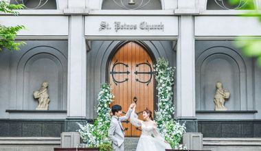 ふたりの想い出をカタチに《23万円》ガーデン＆本格聖堂フォト婚プラン