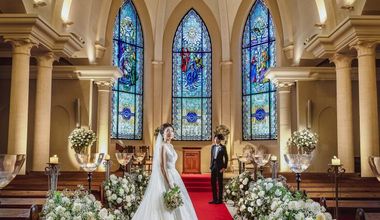 【本格的な教会挙式で憧れが叶う◎】ローズガーデンクライスト教会セットプラン☆