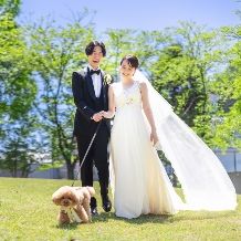 【大切な1日をペットと過ごす♪】1日1組の全館貸切だからこそ叶えられるペット婚を*挙式+披露宴プラン