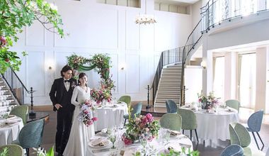 【26年12-27年2月】<50名176万/60名187万>快晴×邸宅貸切*光の大聖堂&料理&美容&ドレス2着などフルパッケージ