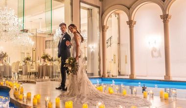 【25年内の日曜日限定セミナイトプラン】70名328万→233万◆自然光もキャンドルの煌きも満喫！