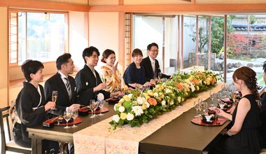 【家族・親族に感謝を伝える食事会】 ◆10名 35万円 ◆ ファミリープラン～結～