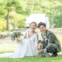【ペット婚プラン】一生に一度の記念日は大切な家族と一緒にウエディングを♪