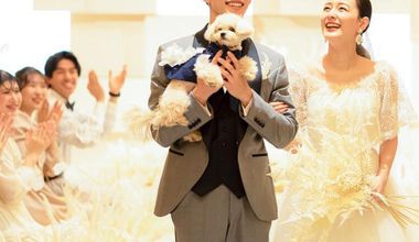 【愛犬と一緒に結婚式】大切な家族の一員と挙式+披露宴を叶えるスペシャルプラン