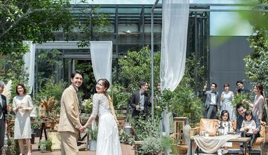 【2027年3月～5月】50名214万円→152万円！全天候ガーデン×春プラン◆ウェディングニュース限定