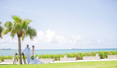 ふたりだけの瀬長島サンセットフォトウェディング