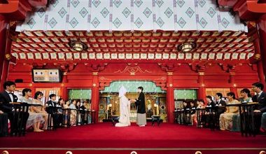 【26年9月～27年2月】口コミ高評価の和×フレンチ美食＆有形文化財の社殿で特別な誓いを（26万円優待）