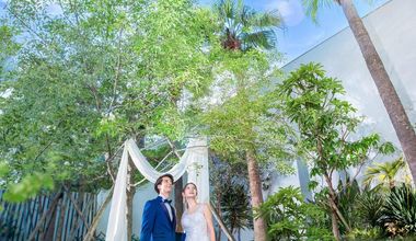 【26年3-6月】＜70名200万/80名214万＞新緑×青空貸切*ガラスの挙式＆写真&美容&ドレス２着などフルパッケージ