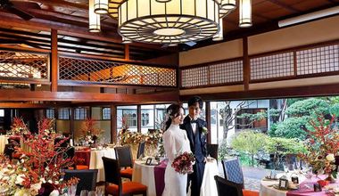 《早期割》【2026年10-11-12月】毎年人気の“秋婚”plan◇紅葉した日本庭園が望めるシーズン【50名】