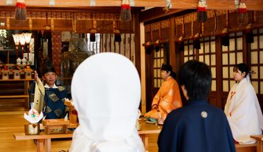 【6名様のお見積り例】神社で神前式と会食付プラン